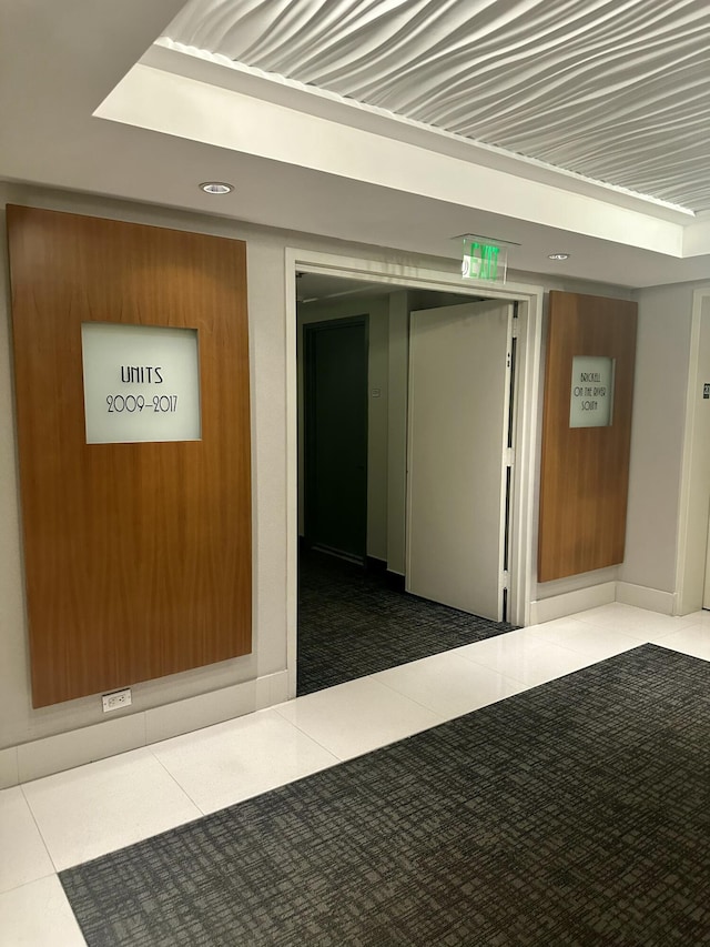 41 SE 5th St Unit 2017, Miami, FL 33131 - building lobby with recessed lighting