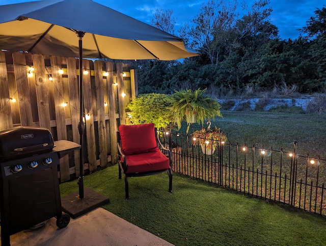 view of patio