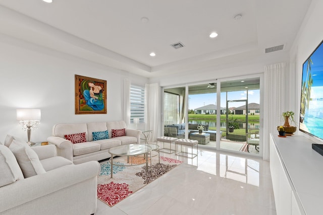 living room with a wealth of natural light