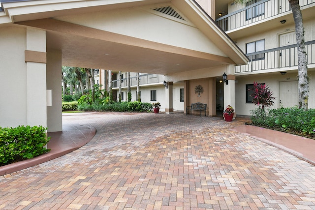 view of entrance to property