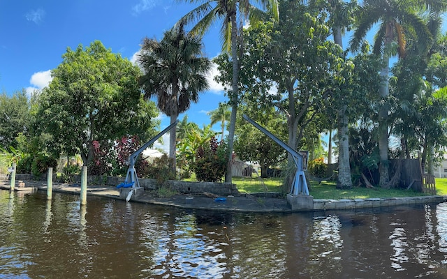 view of water feature