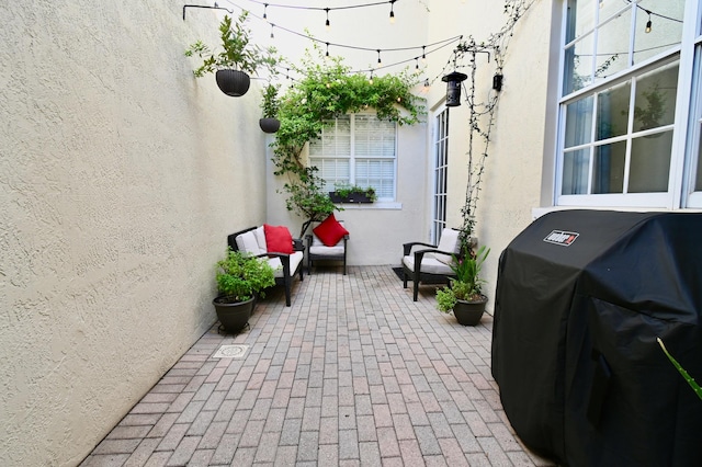 view of patio / terrace featuring area for grilling