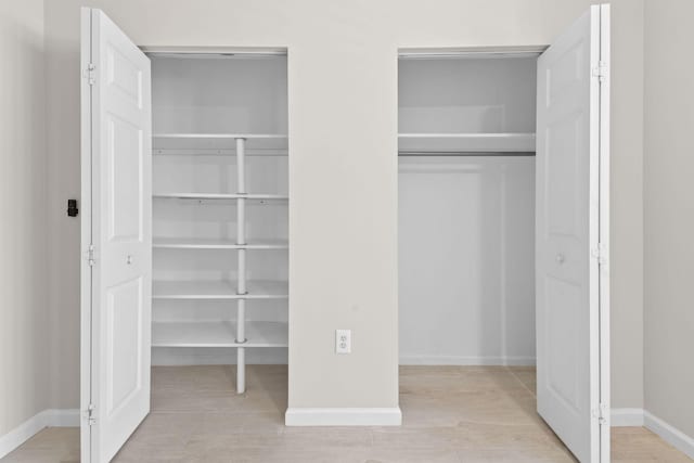 view of closet