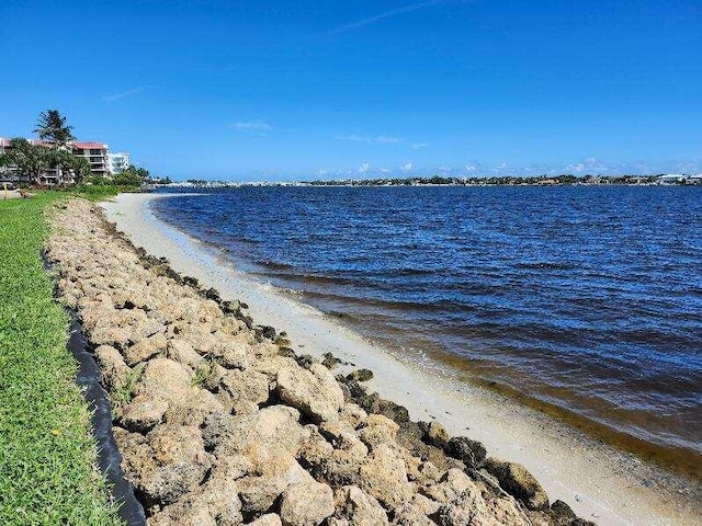 property view of water with a view of the beach