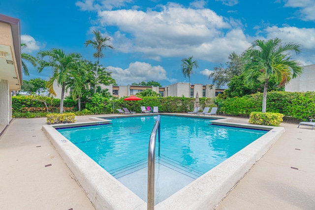 view of pool