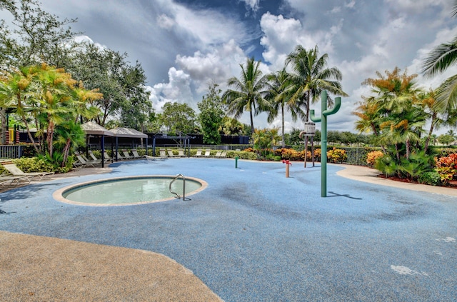 view of swimming pool