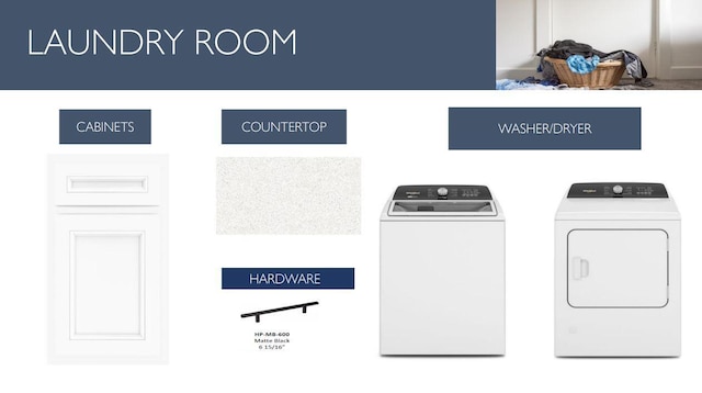 washroom featuring independent washer and dryer