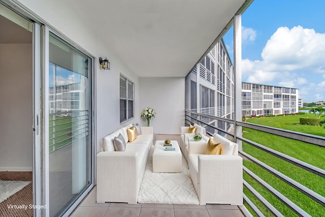 2006 Exeter A, Boca Raton, FL 33434 - balcony with an outdoor living space