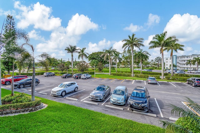 view of vehicle parking