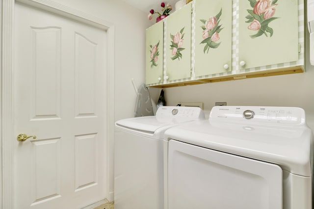 8100 Alister Pl, Port Saint Lucie, FL 34986 - washroom with cabinet space and separate washer and dryer