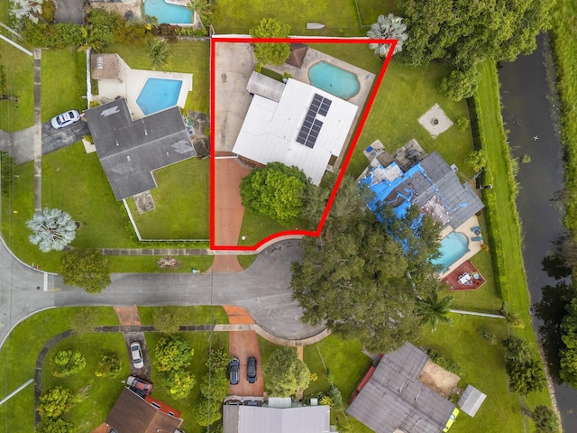 drone / aerial view