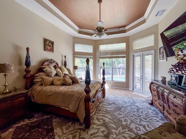 bedroom featuring ceiling fan and light hardwood / wood-style floors