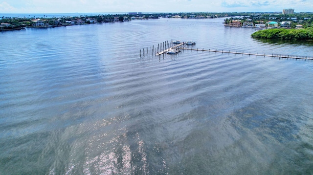 exterior space with a boat dock