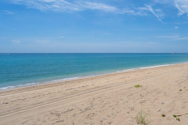 water view featuring a beach view