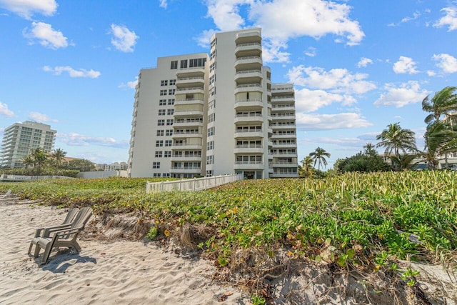 view of property with a water view