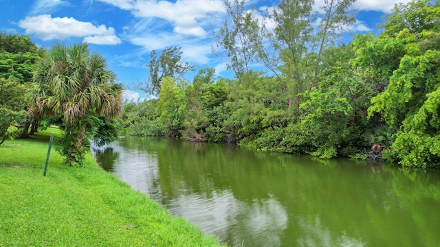 property view of water