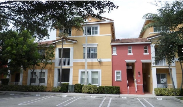 view of property with cooling unit