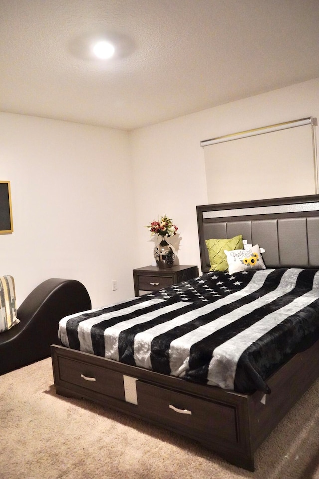 bedroom featuring carpet flooring