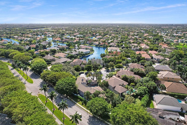 6595 NW 32nd Ter, Boca Raton, FL 33496 - aerial perspective of suburban area with a large body of water