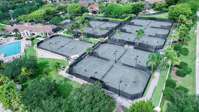 6595 NW 32nd Ter, Boca Raton, FL 33496 - aerial view of property's location featuring nearby suburban area and a pool