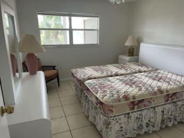 view of tiled bedroom