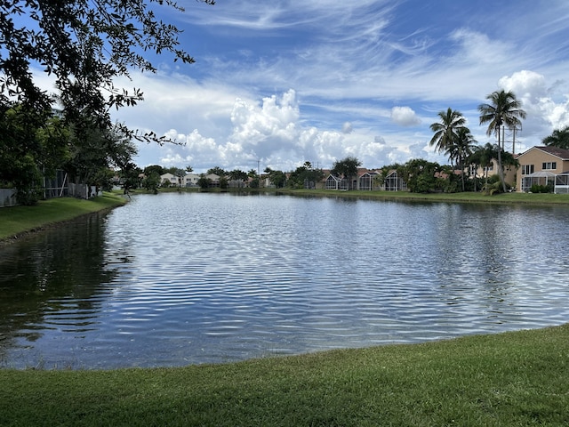 property view of water