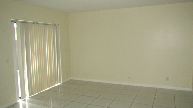 view of tiled empty room