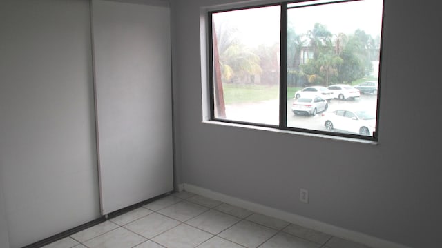 view of tiled empty room