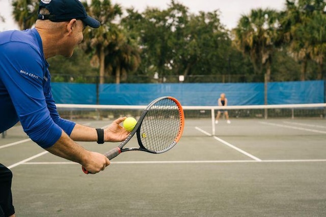 view of tennis court