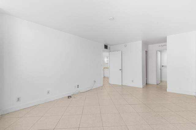 unfurnished bedroom featuring light tile patterned floors