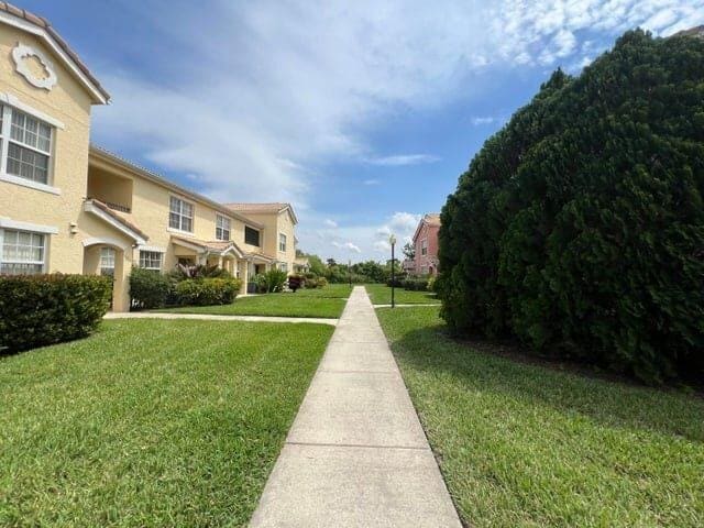 surrounding community featuring a yard