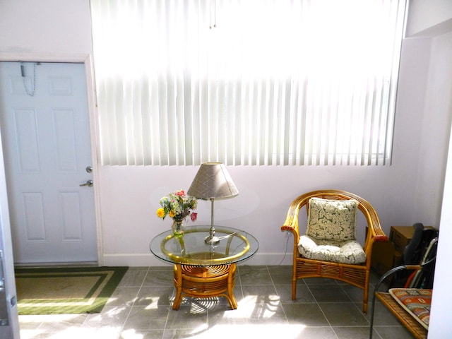 interior space featuring tile patterned floors