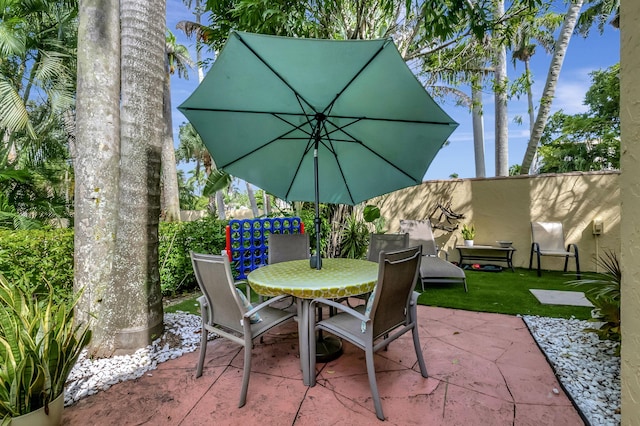 view of patio