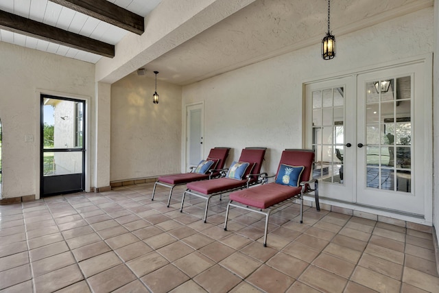 view of patio / terrace with french doors