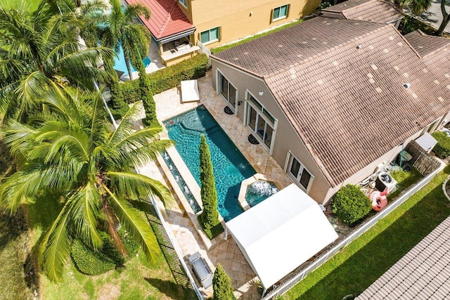 aerial view