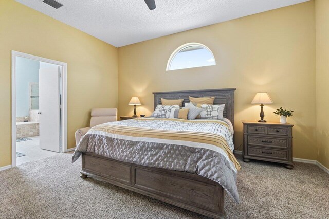 tiled living room with lofted ceiling, sink, and ceiling fan