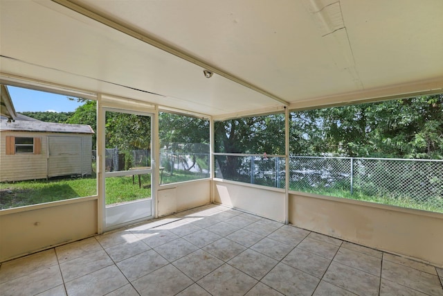 6009 Triphammer Rd, Lake Worth, FL 33463 - unfurnished sunroom with a wealth of natural light