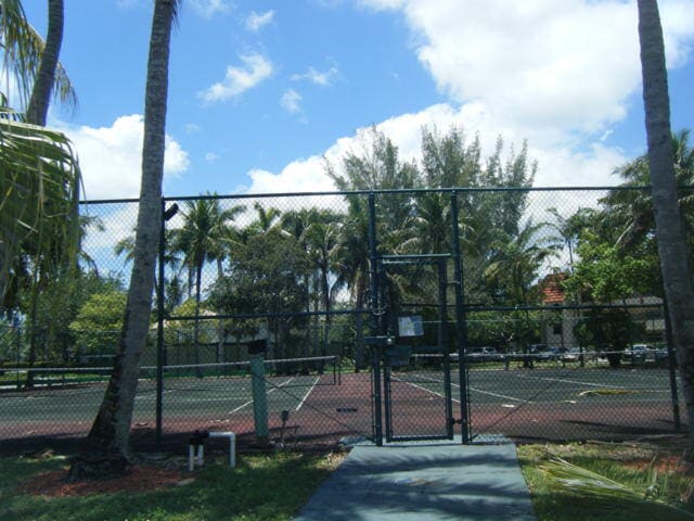 view of sport court