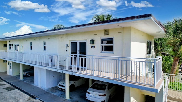 view of rear view of property