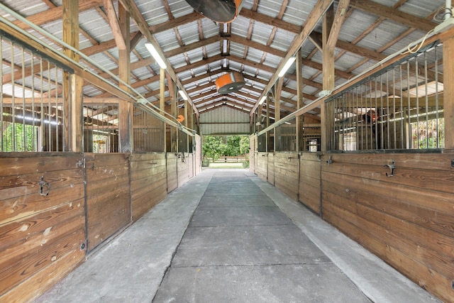 view of stable