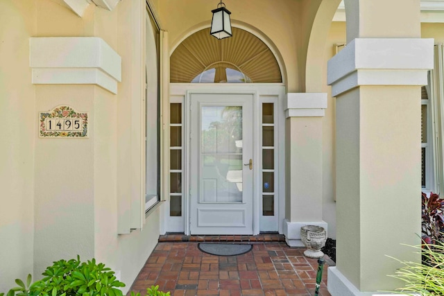 view of entrance to property