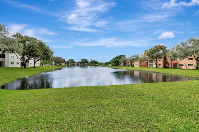 property view of water