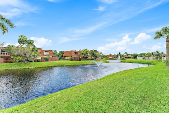 property view of water