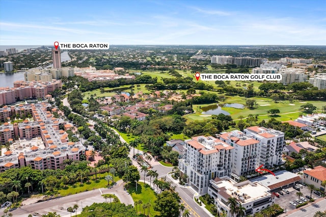 485 E Royal Palm Rd Unit 204, Boca Raton, FL 33432 - view of urban area featuring a nearby body of water, a golf club, and apartment complex / building