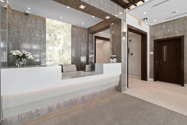 view of reception