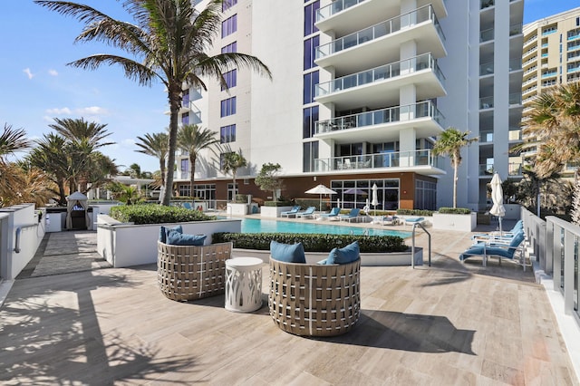 view of community with a pool