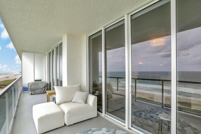 704 N Ocean Blvd Unit 602, Pompano Beach, FL 33062 - balcony featuring a water view