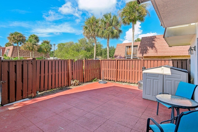 view of patio