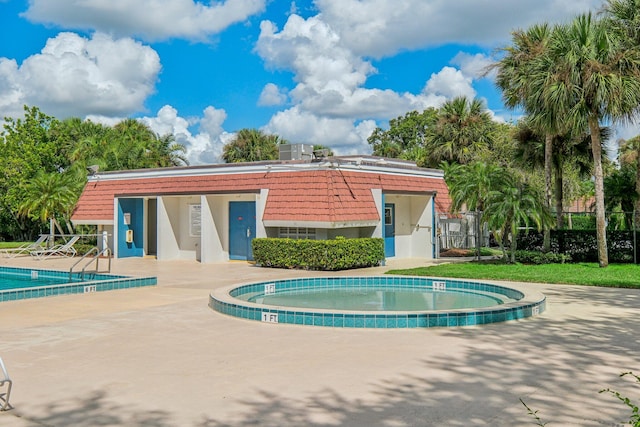 view of pool