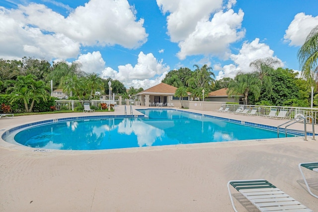 view of pool